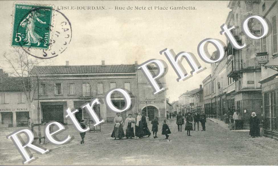 rue de Metz et Place Gambetta