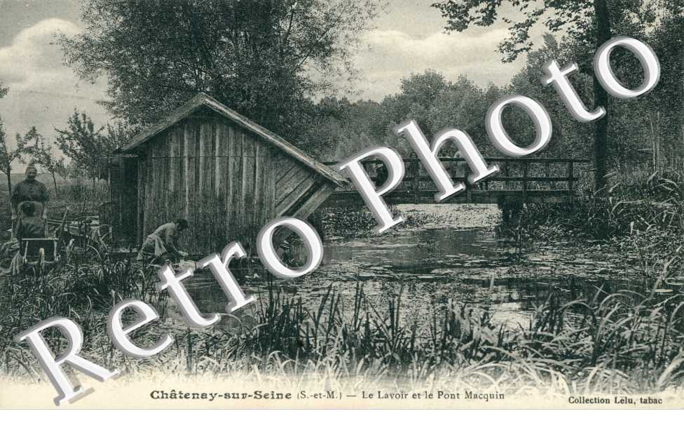Le lavoir et le pont Macquin