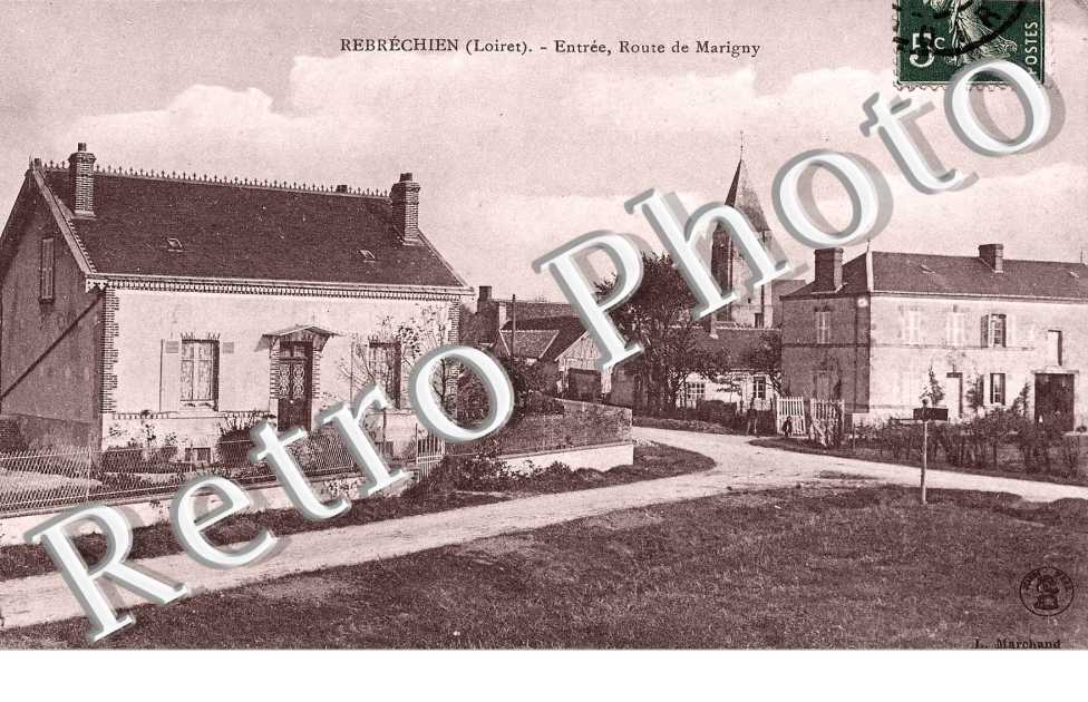 Entree, route de Marigny