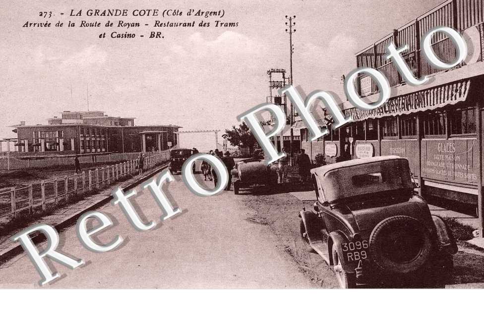 la route de Royan Rstaurant des Trams et casino