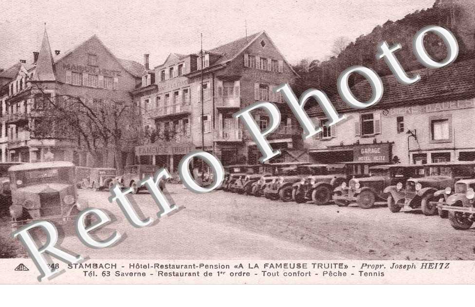 hotel-restaurant pension " A la fameuse truite ", prop. Joseph Heitz