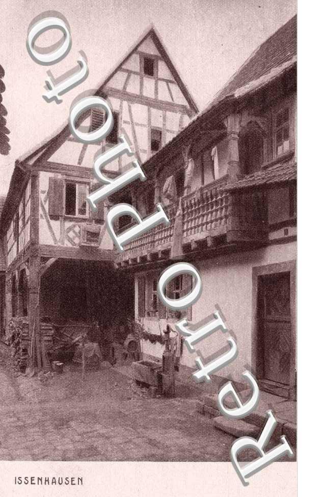Vue d'une maison alsacienne
