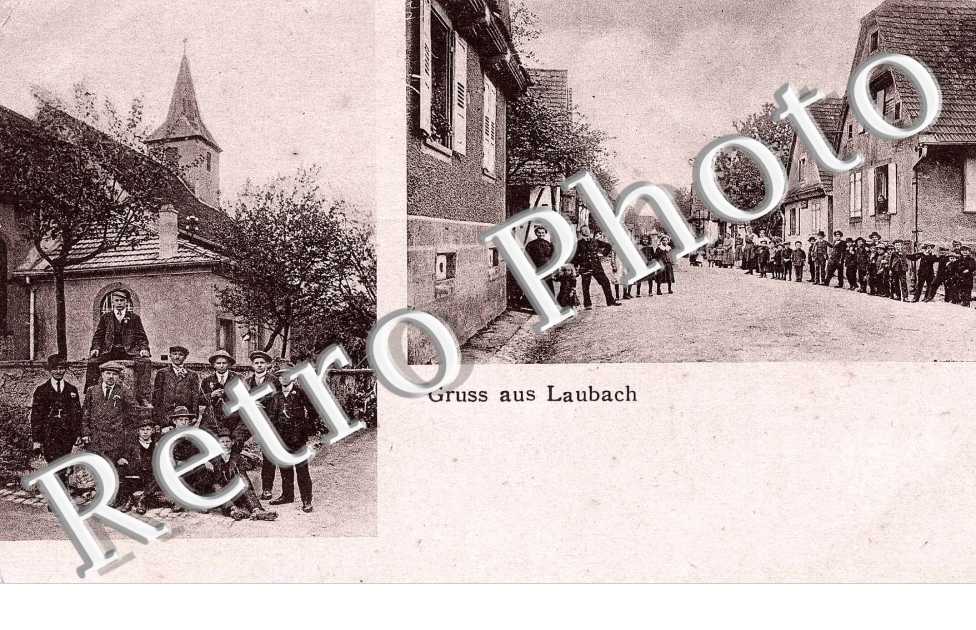 Vue d'une rue de laubach