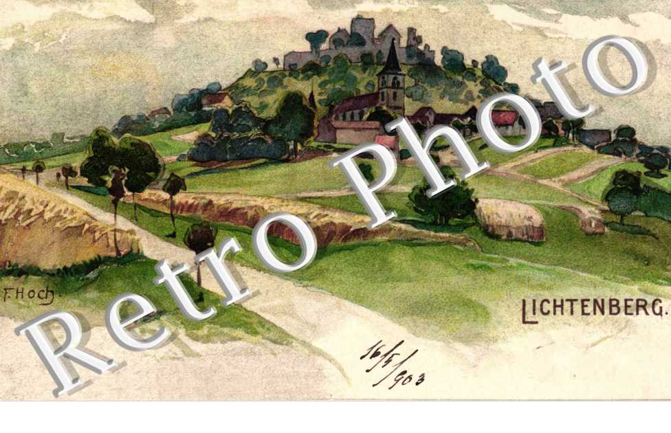 Vue générale peinte