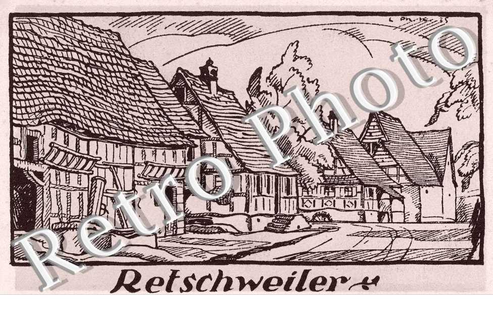 (dessin de l'interieur du village)
