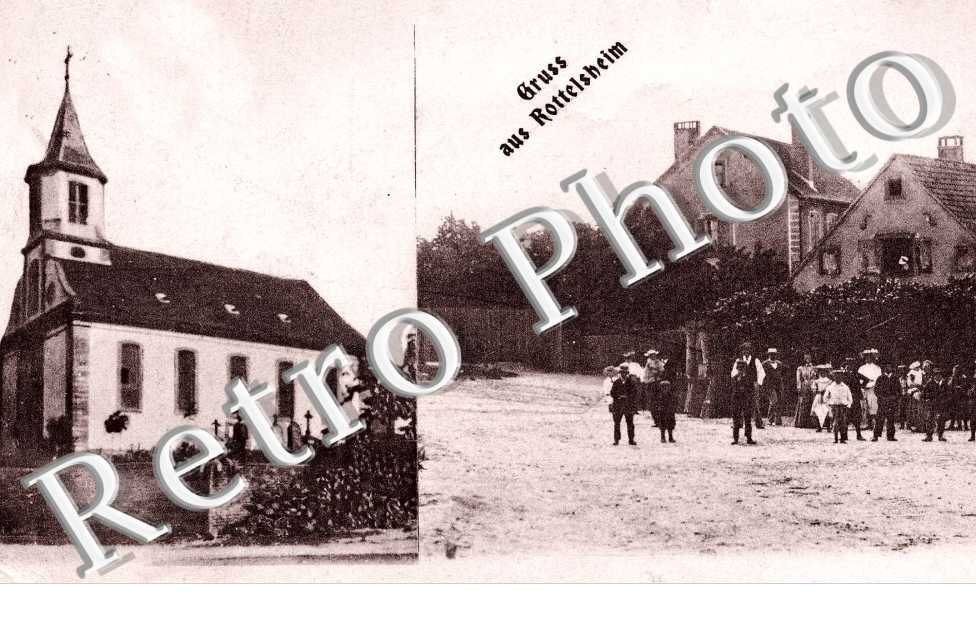(vue interieure et l'Eglise)