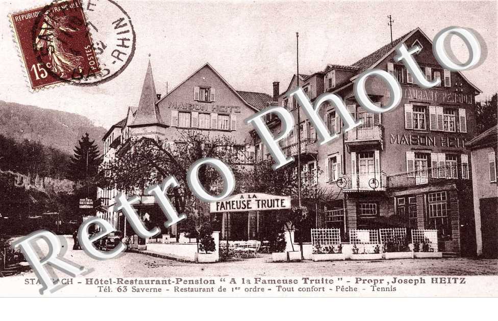 Restaurant à la fameuse truite