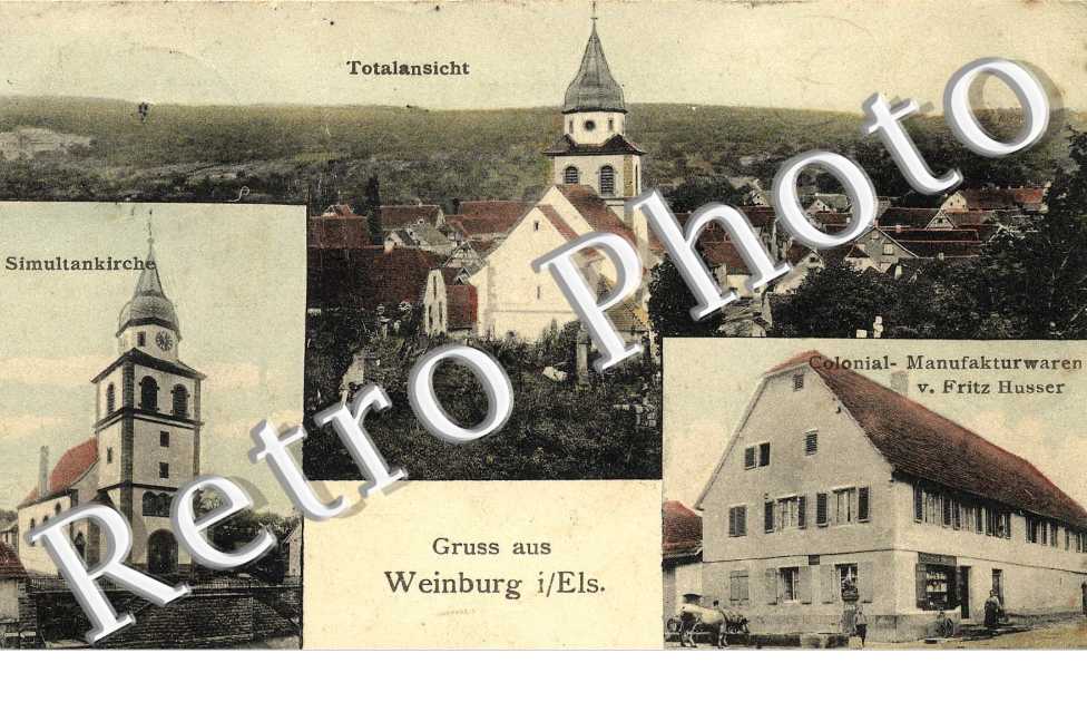 Vue panoramique et l'église