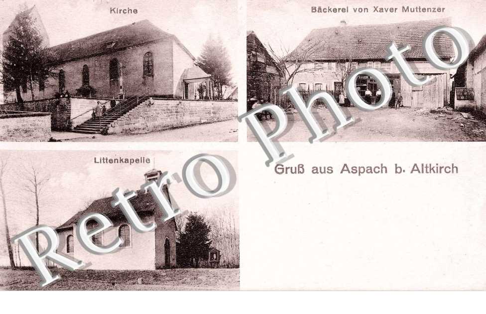 Gruss aus ... Kirche - Littelkapelle - Backerei von Xaver Muttenze