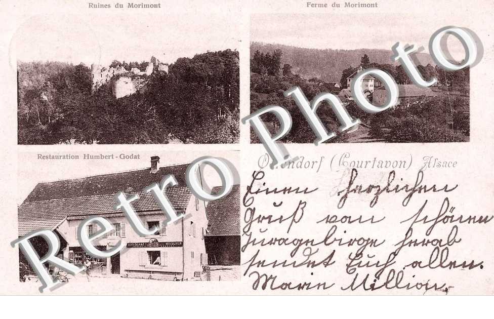 Ottendorf, Ruines du Morimont, Restaution Humbert Godat, Ferme du Morimont