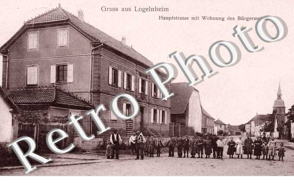 haupstrasse mit Wohnung des Burgermeisters