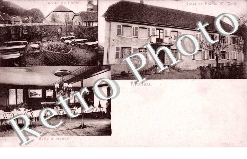 jardin de l'hotel - Hotel et Bains W. Wolf - Salle a manger