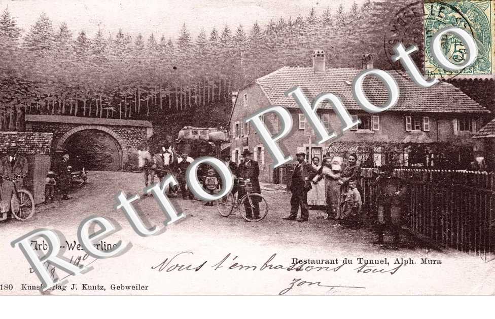 Urbes-Wesserling  restaurant du Tunnel, Alphonse Mura