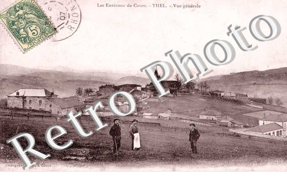 Les environs de Cours. Vue generale