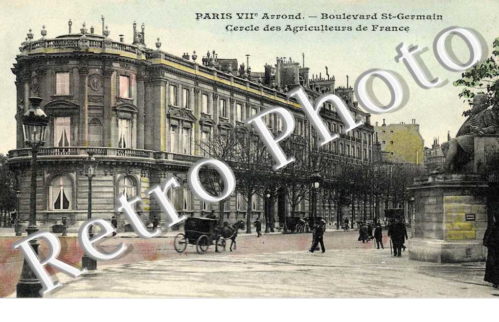 Boulevard Saint Germain Cercle des agriculteurs de France