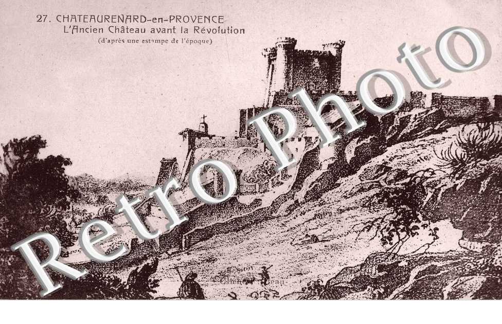 l'ancien chateau avant la revolution (d'apres une estampe de l'epoque)