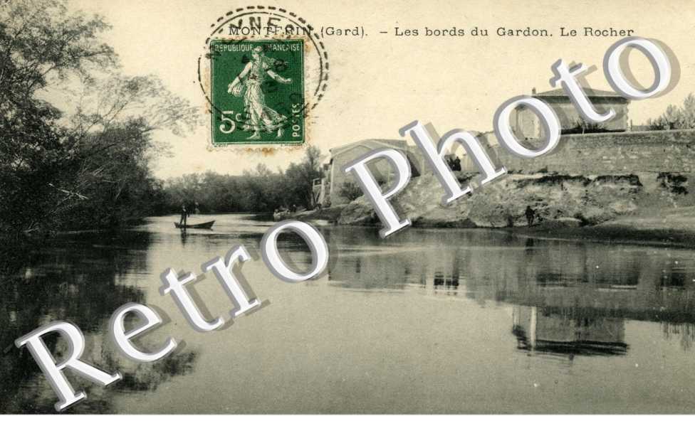 Bords du Gardon - le rocher