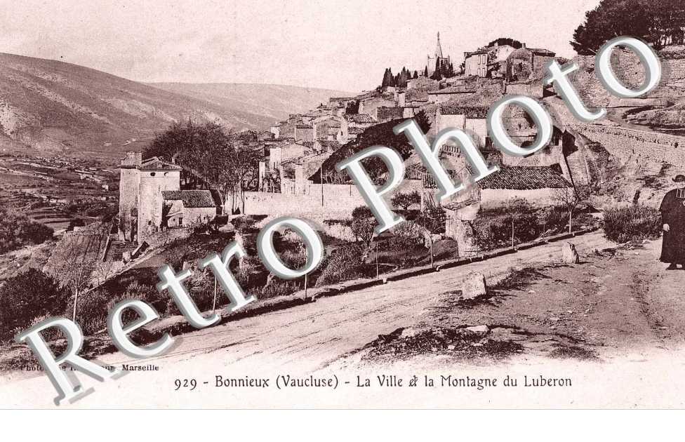 la ville et la montagne du Luberon