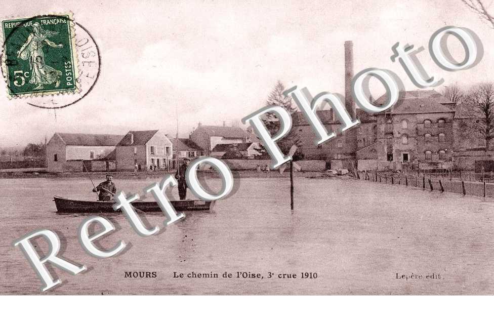 le chemin de l'Oise, 3e crue 1910