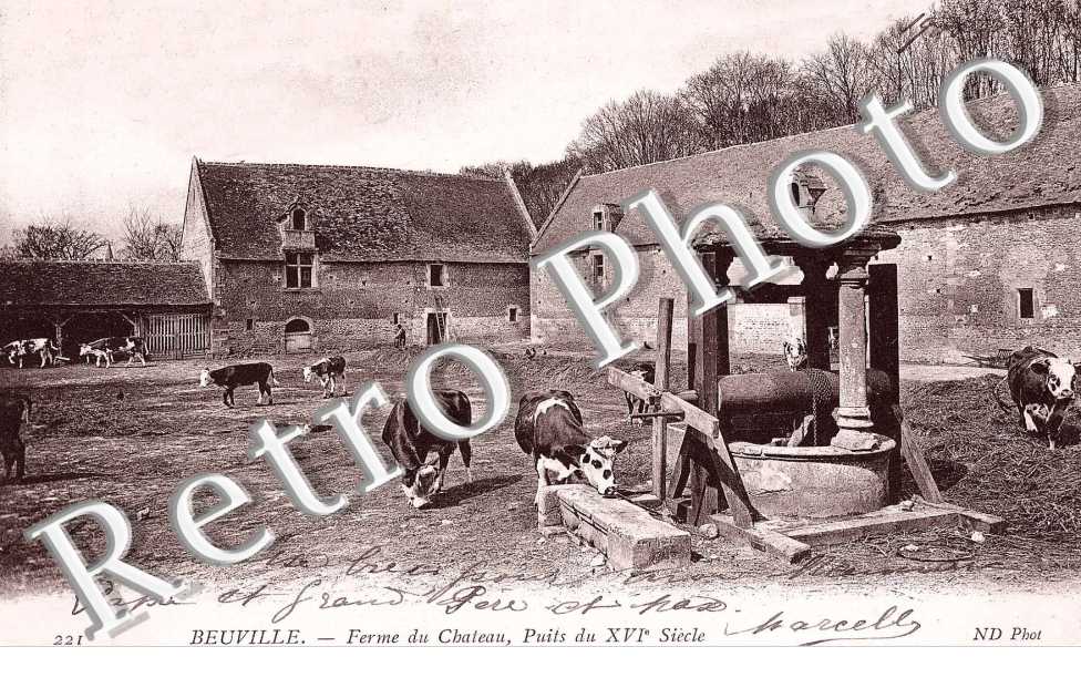 ferme du chateau, puits du XVIe siecle