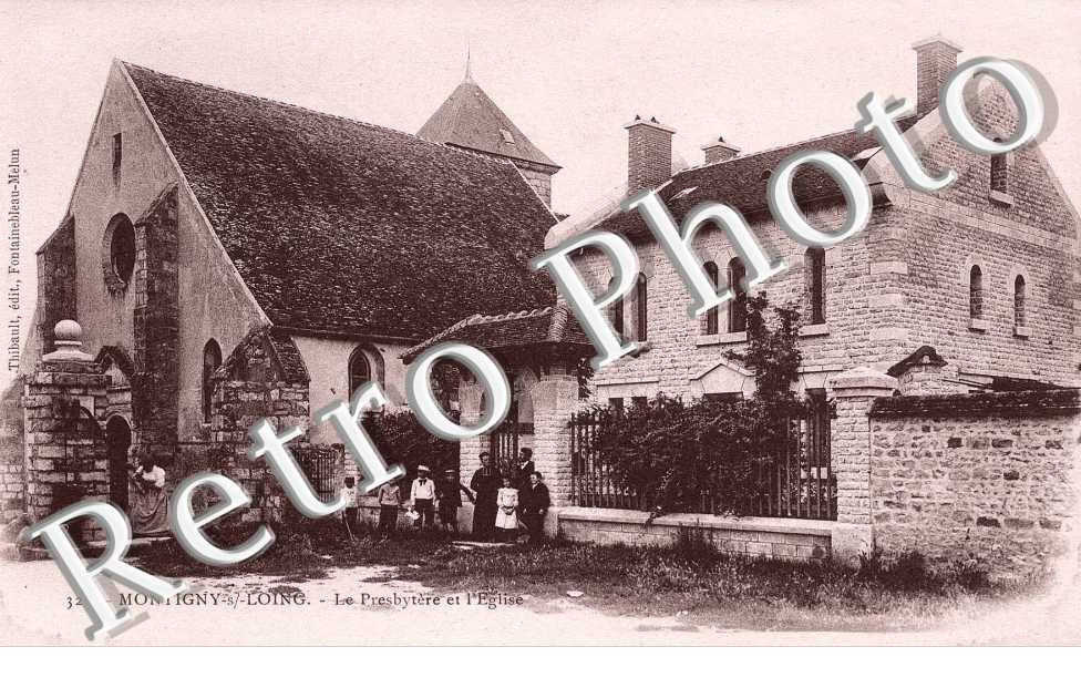 Le presbytere et l'eglise
