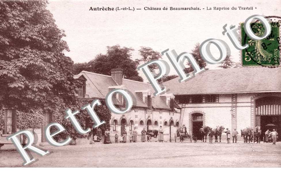 Chateau de Beaumarchais - la reprise du travail