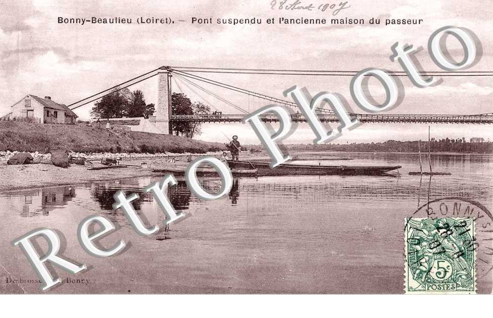 pont suspendu er l'ancienne maison du passeur