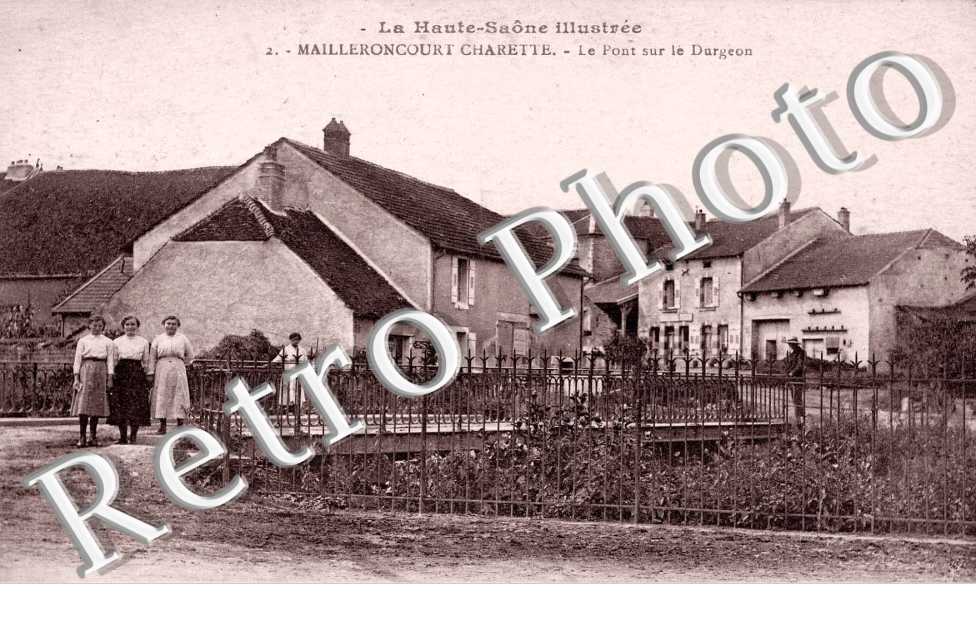 Charette - pont sur le Durgeon