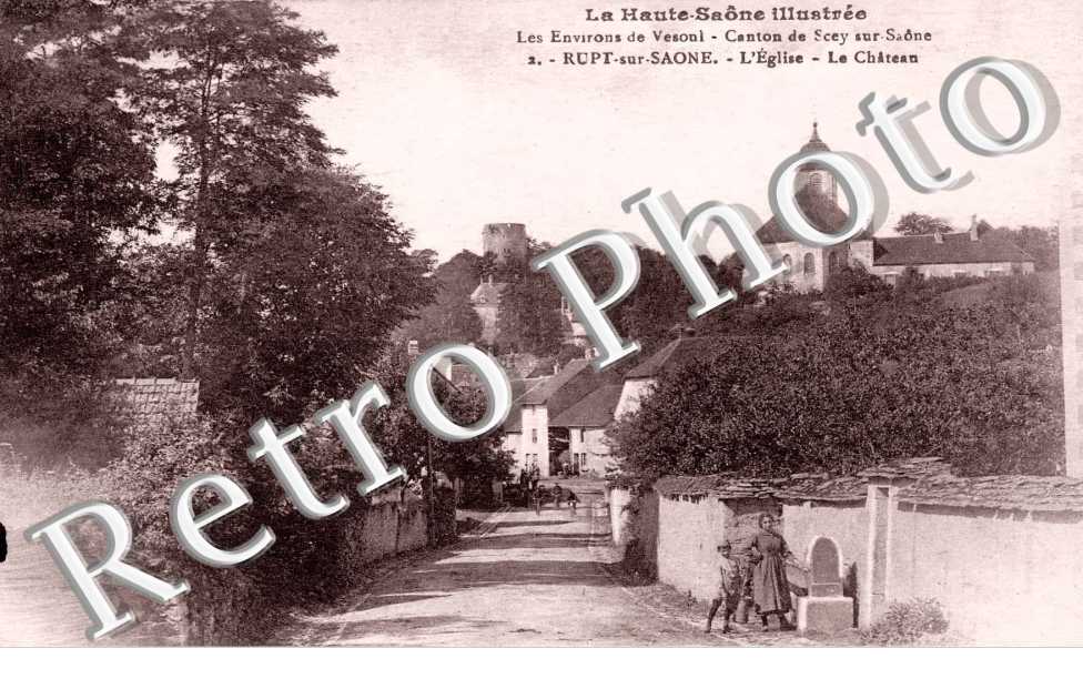 canton de Scey-sur-Saone, l'eglise et le chateau