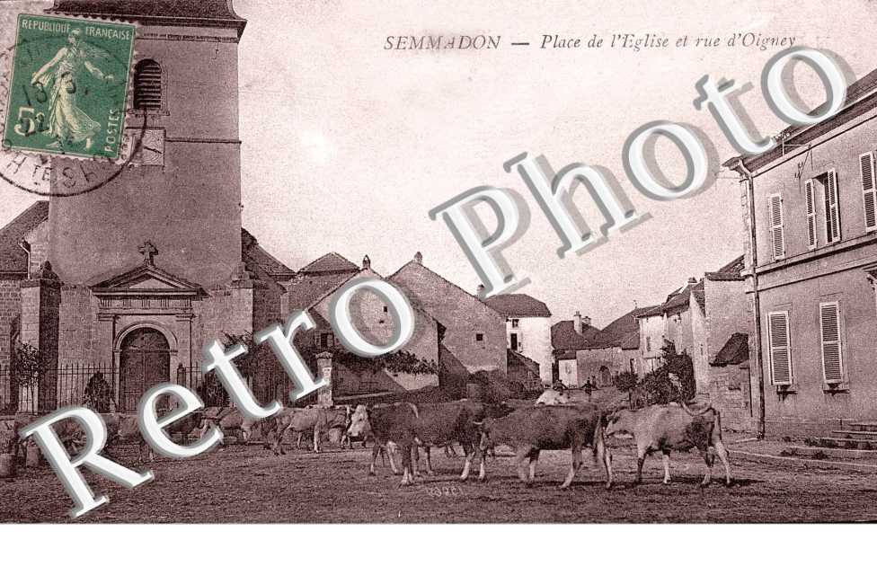 place de l'eglise et rue d'Oigney