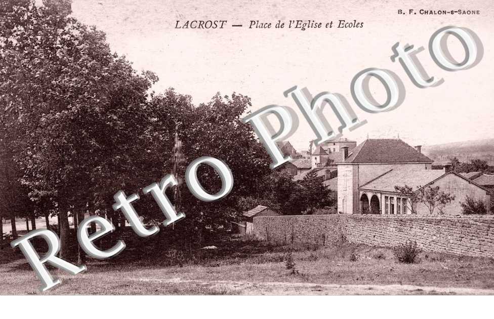 place de l'église et écoles