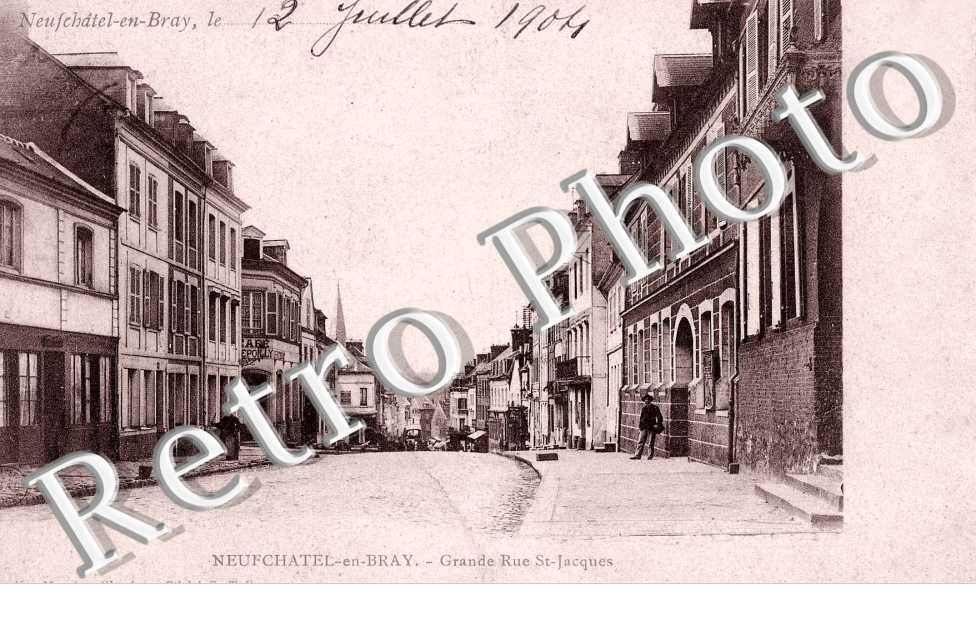 LE 12 JUILLET 1904 GRANDE RUE ST JACQUES