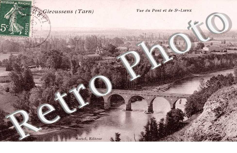 Vue du Pont et de St Lieux