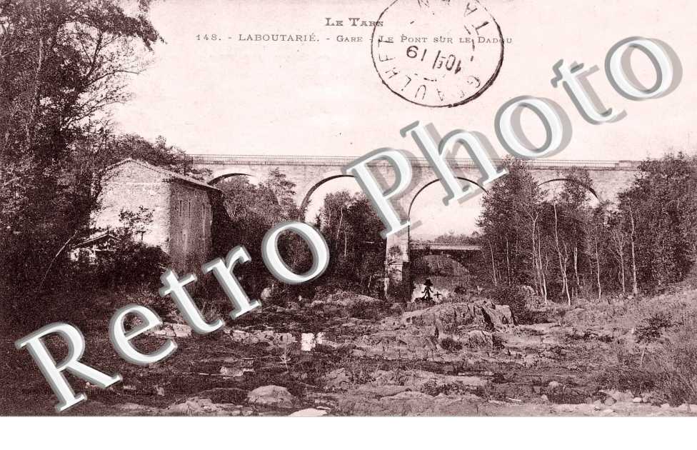Gare - le pont sur le Dadou