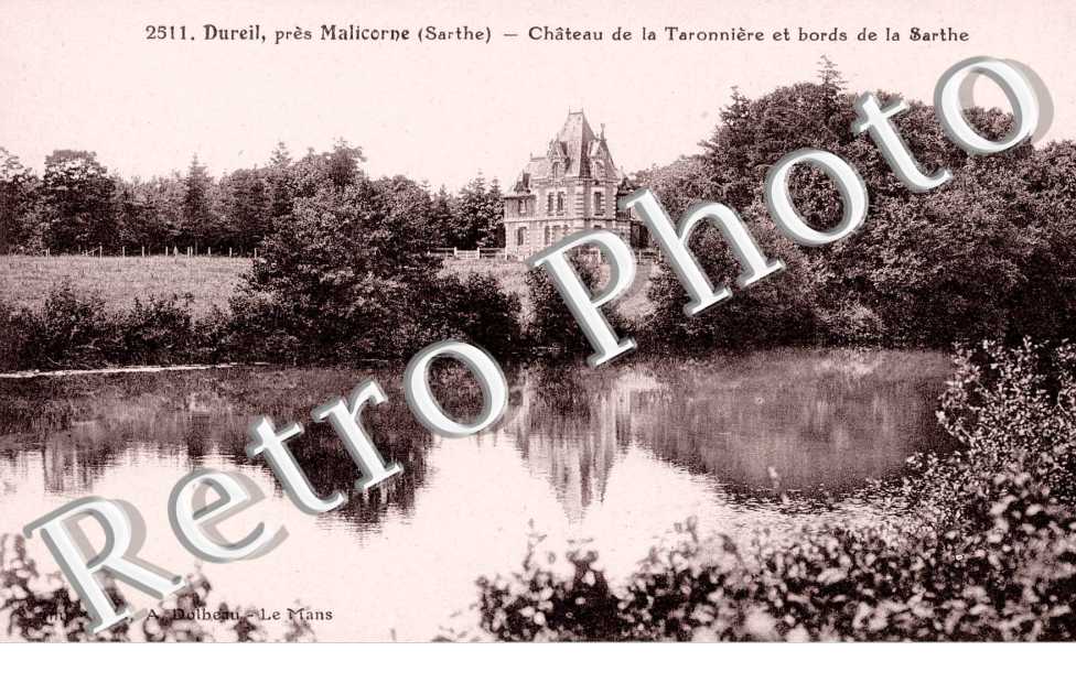 Château de la Taronnière et bords de la Sarthe