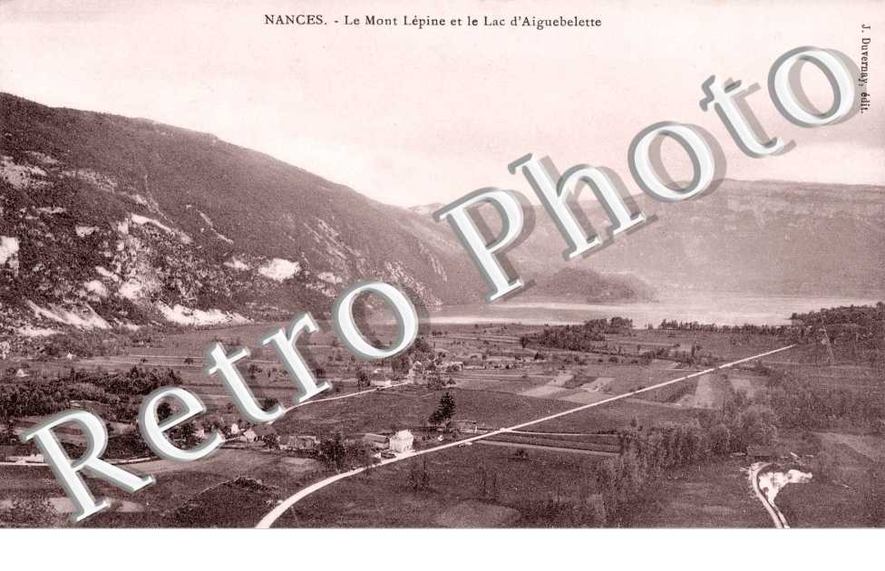 Le Mont Lepine et le Lac d'Aiguebelette
