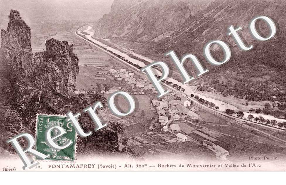 Rocher de Montvernier et Vallee de l'Arc