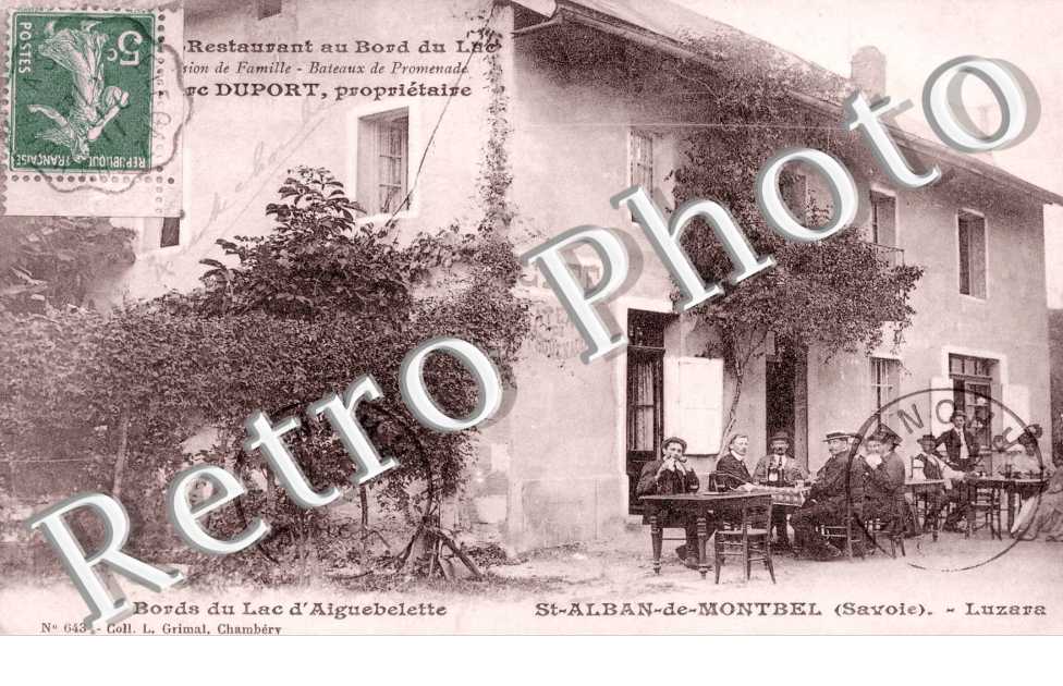 Restaurant Au bord du lac, M.Duport, proprietaire
