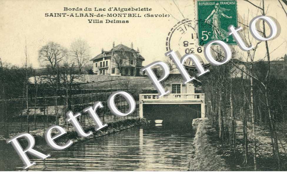 bords du lac d'Aiguebelette, villa Delmas
