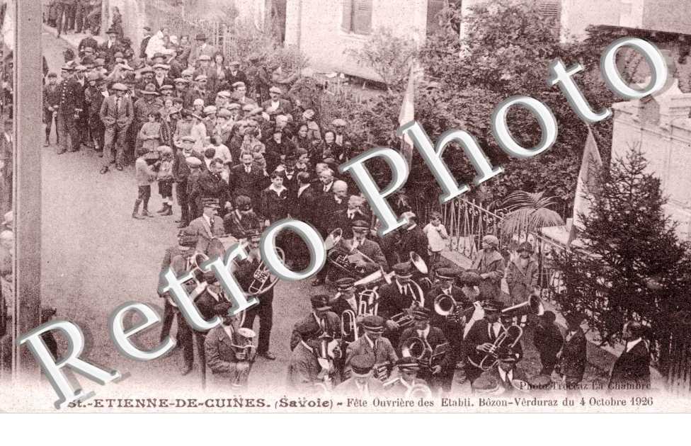 fete ouvriere des Etablieements Bozon-Verduraz du 4 octobre 1926