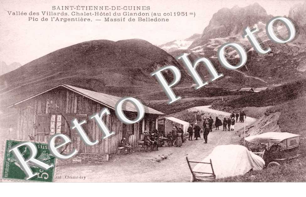 vallee des Villards, chalet-hotel du Glandon, pic de l'Argentiere, massif de Belledone