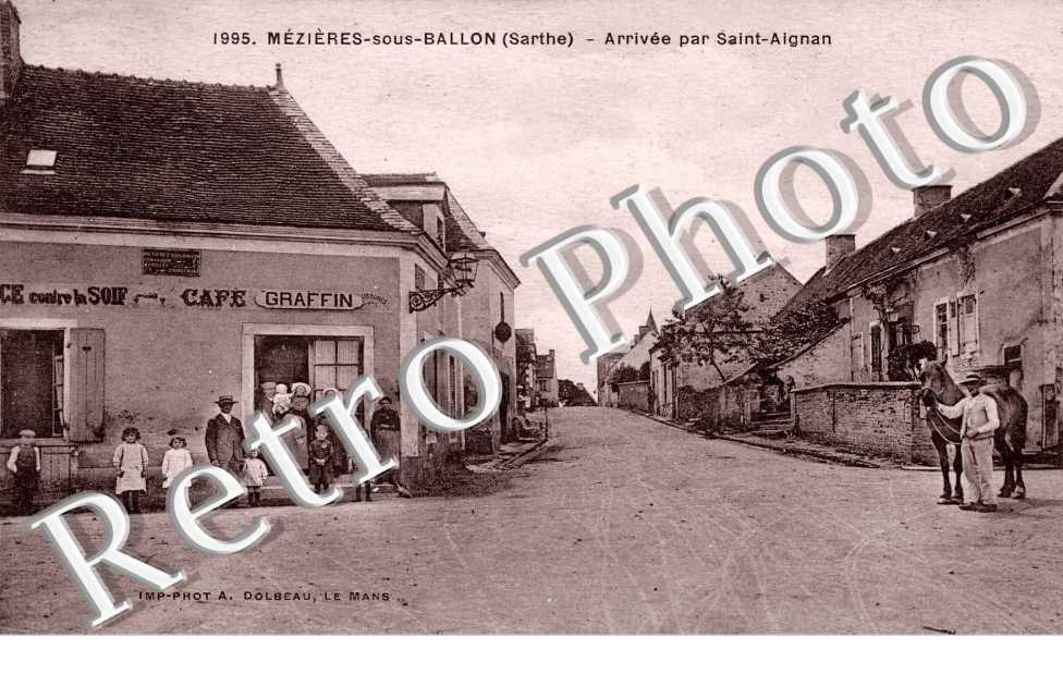 arrivée par Saint Aignan