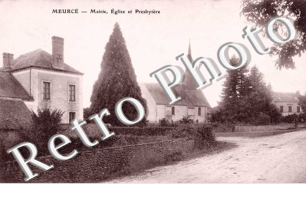 Mairie, église et Presbytère