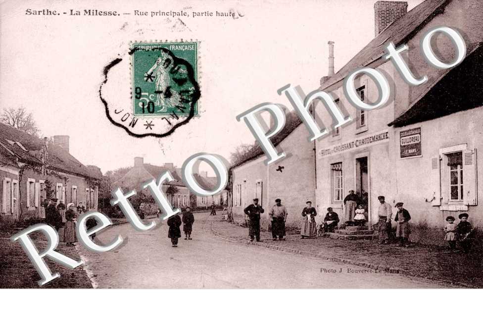 rue principale, partie haute en 1910