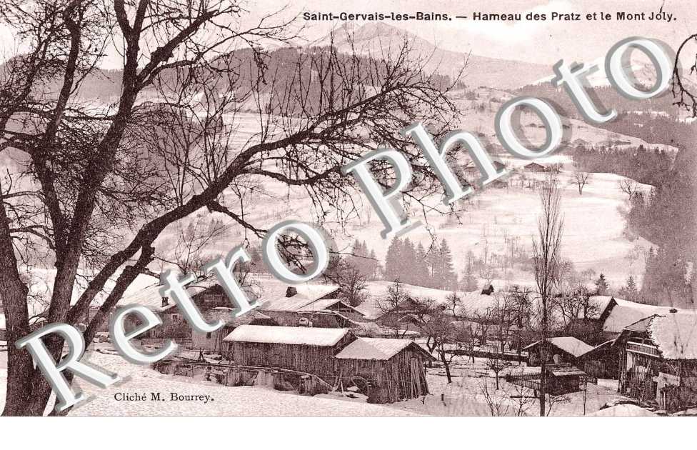 Hameau des Pratz et le Mont Joly