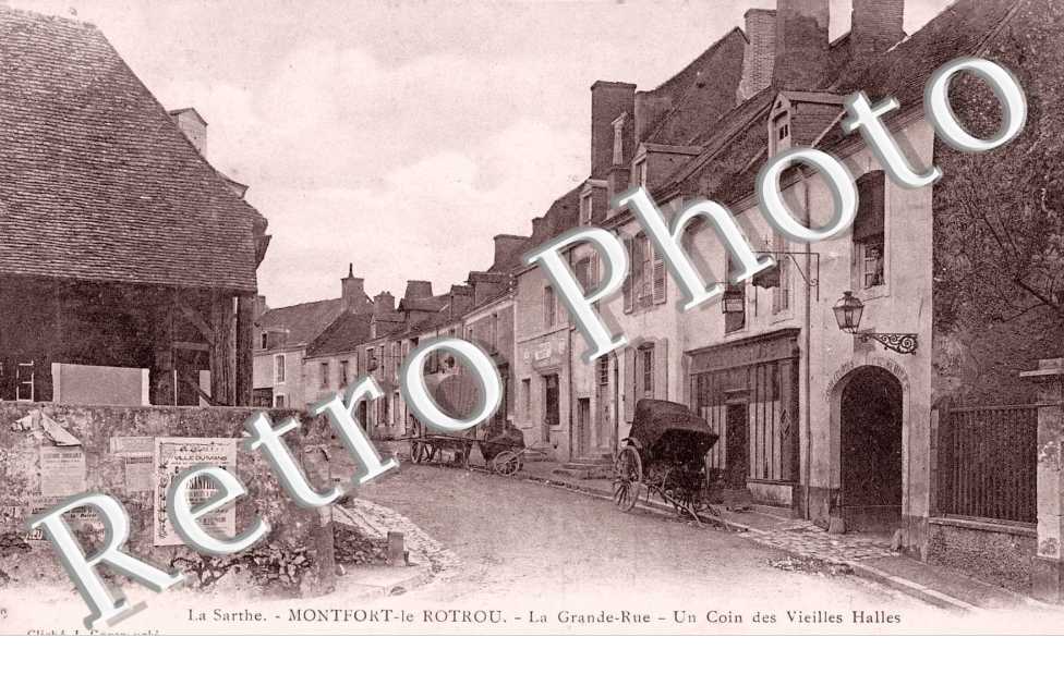 La grande rue - Un coin des vieilles halles