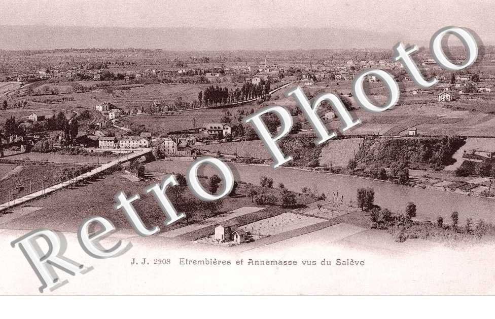 Etrambieres et Annemasse vue du Saleve