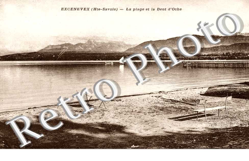La Plage et la Dent d'Oche