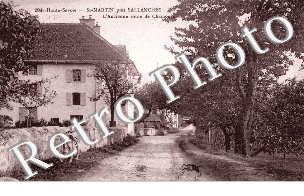 l'ancienne route de Chamonix