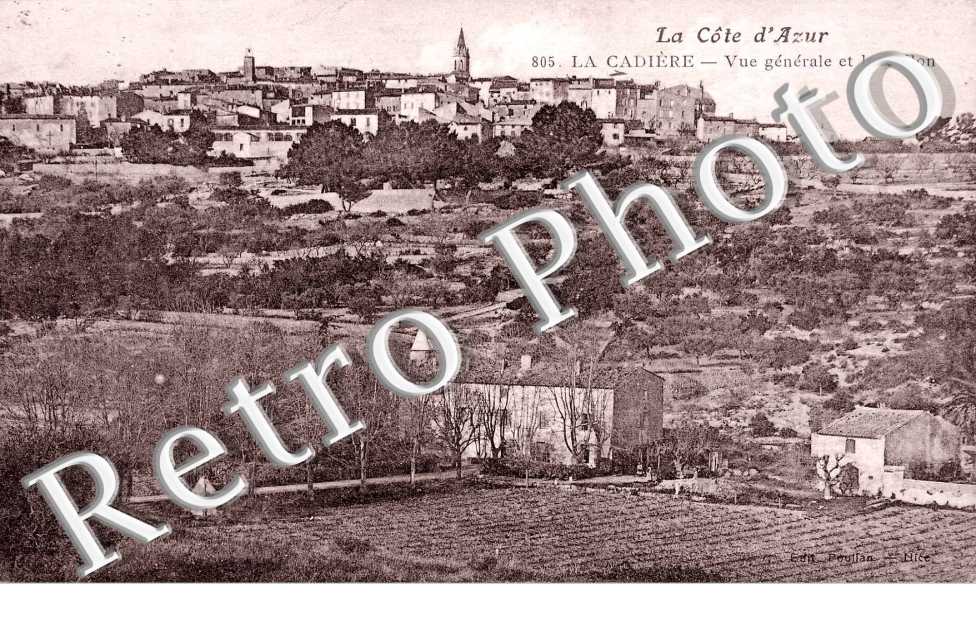 vue générale et le Vallon